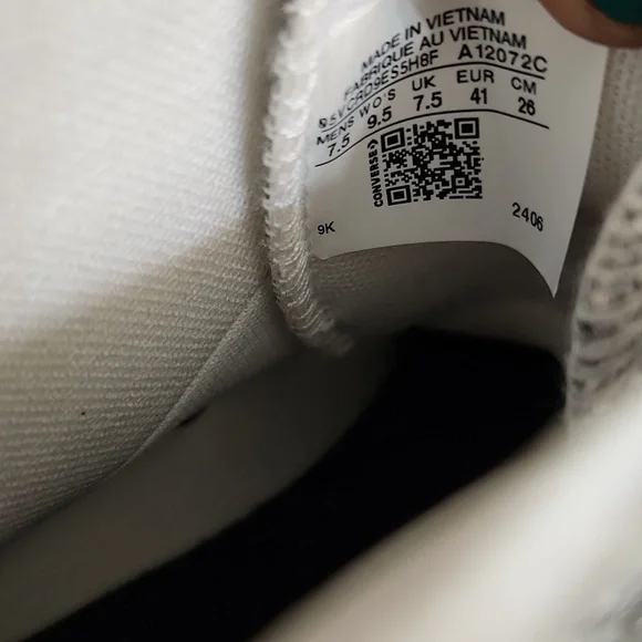 Converse CTAS Lift Platform Glitter Hightop Sneakers (w size 9.5) - Picture 14 of 15